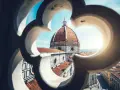 La Cupola del Brunelleschi domina Firenze. Per scoprire come muoversi a Firenze, goditi la vista da qui!