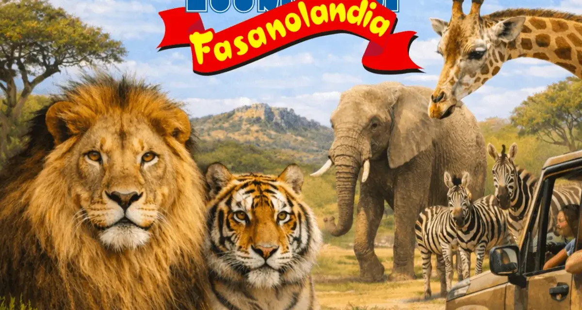 Leone, tigre, elefante, giraffe e zebre nel zoo più grande d'Italia, FasanoLandia. Un'avventura indimenticabile!