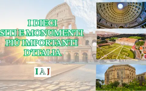 I dieci siti e monumenti più importanti d'Italia: Colosseo, Pantheon, Reggia di Caserta e altri gioielli.