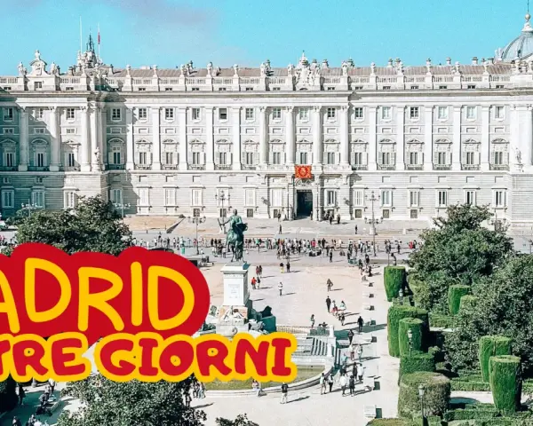 Il Palazzo Reale di Madrid, ideale per scoprire cosa vedere a Madrid in 3 giorni.