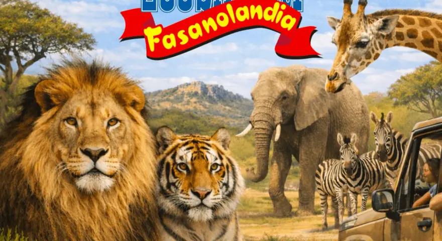 Leone, tigre, elefante, giraffe e zebre nel zoo più grande d'Italia, FasanoLandia. Un'avventura indimenticabile!