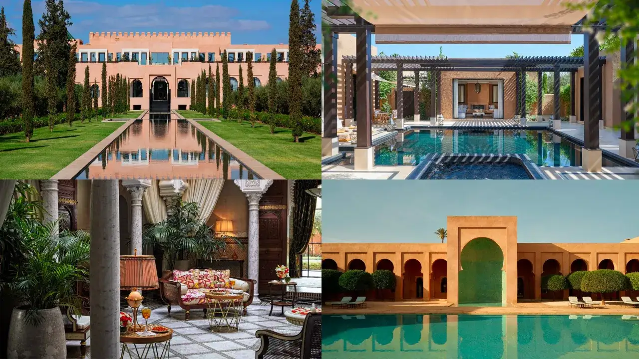 Lussuosi hotel e riad a Marrakech: ideali per sapere dove dormire, tra piscine, giardini e interni eleganti.